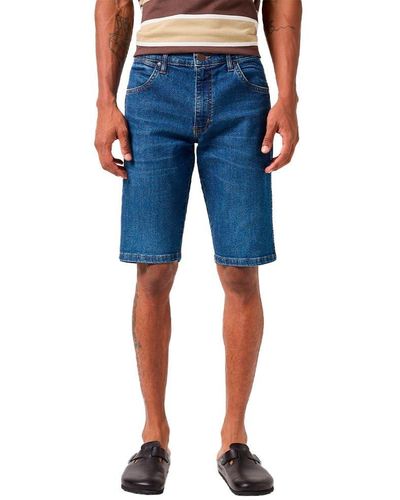 Wrangler Colton Denim Shorts - Blau