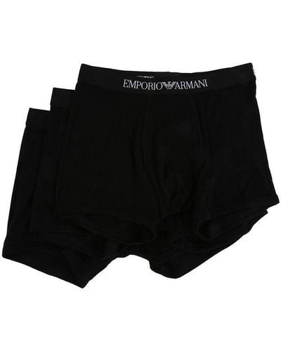 Emporio Armani 3-pack Boxer Brief - Black