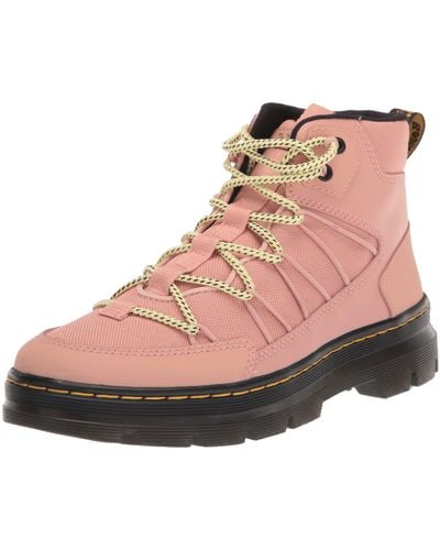 Dr. Martens Combs W 6 Tie Boot Fashion - Pink