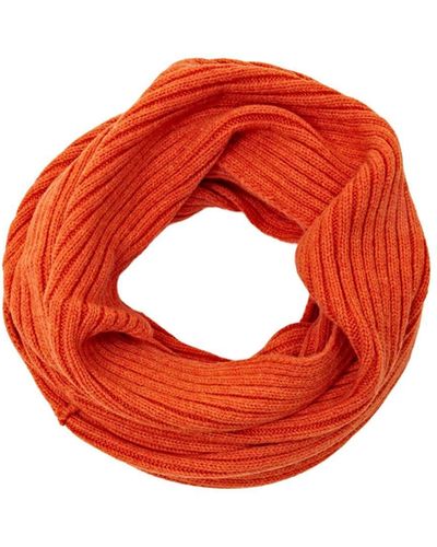 Esprit Loop-Schal in Rippstrick-Design - Orange