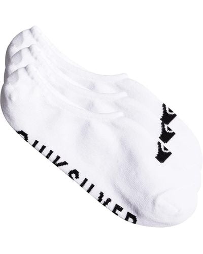 Quiksilver Liner Socks [3 Pack] for - Weiß