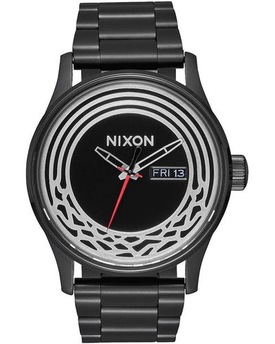 Nixon Watch Sentry Star Wars Analogue Quartz Stainless Steel Coated A356sw2444/00 - Black