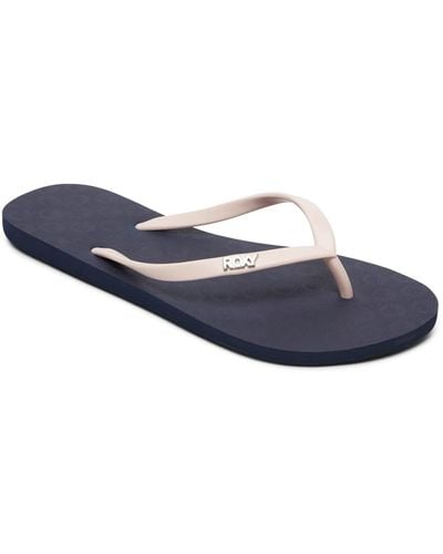 Roxy Bermuda Flip Flop Sandale - Blau
