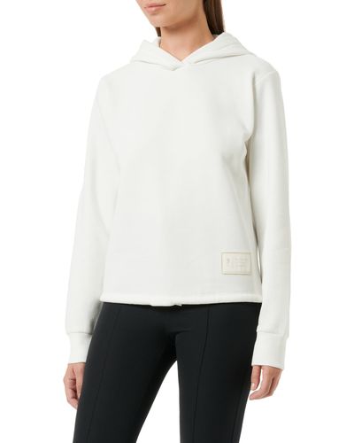 Comma, Sweatshirt mit Kapuze - Weiß