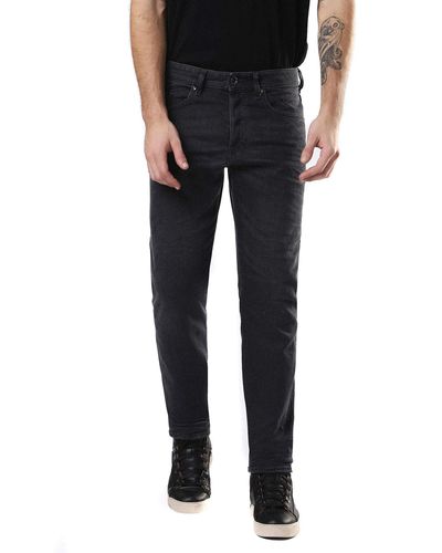 DIESEL Buster 0859X Jeans Hose Regular Slim Tapered - Schwarz