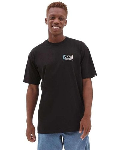 Vans Global Stack T-shirt Voor - Zwart