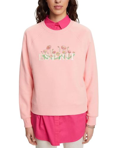Esprit 023ee1j306 Sweatshirt - Pink