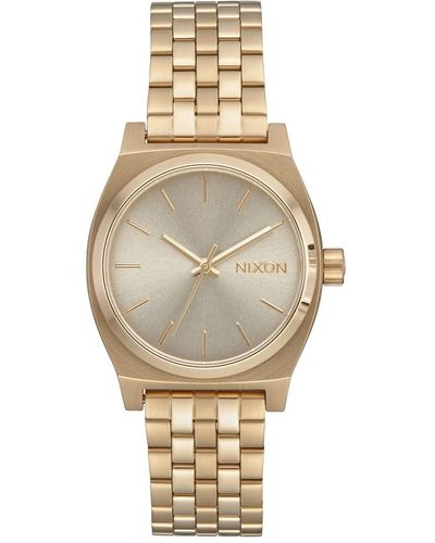 Nixon Medium Time Teller A1130. 100m Water Resistant 's Watch - Metallic