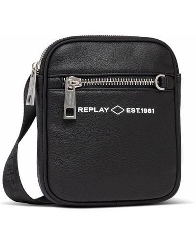 Replay Fm3642 Shoulder Bag - Black