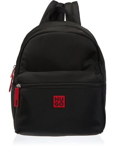 HUGO Kaley Backpack -PR Rucksack Black1 One Size - Schwarz