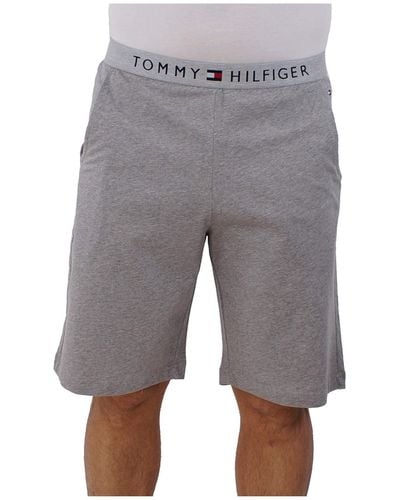 Tommy Hilfiger Classic Logo Jersey Lounge Shorts - Grey