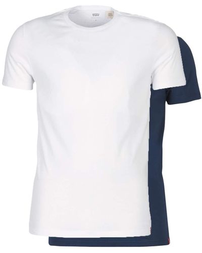 Levi's Slim 2-Pack Crewneck Tee T-Shirt - Blau