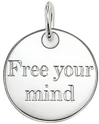 Thomas Sabo Anhänger Free Your Mind 925 Silber - Mettallic