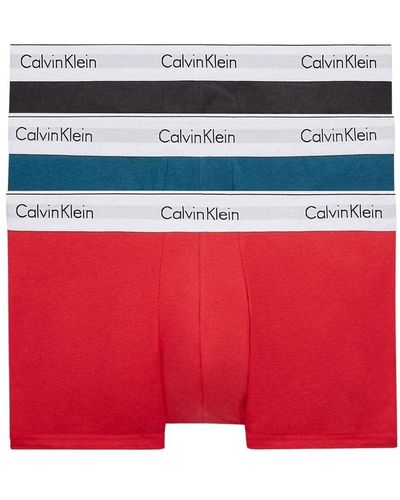 Calvin Klein Calvin Klein 3Pk 80A Trunks - Mehrfarbig