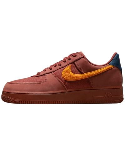 Nike S Air Force 1 Low Sp La Familia Trainers Dv5153 600 Size 10.5 Uk - Red