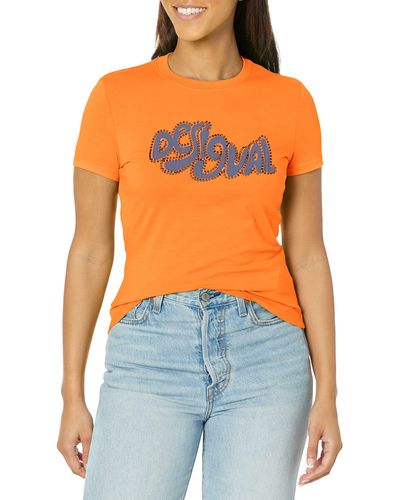 Desigual TS_Barcellona 7002 T-Shirt - Arancione