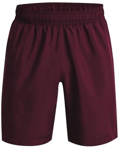 Under Armour Ua Woven Graphic Shorts - Purple