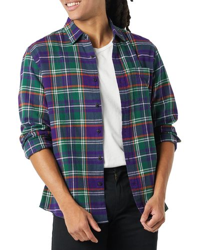 Amazon Essentials Long-sleeve Flannel Shirt - Multicolor
