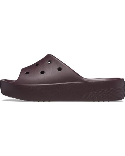 Crocs™ Womens Classic Platform Slide | Platform Sandals - Black
