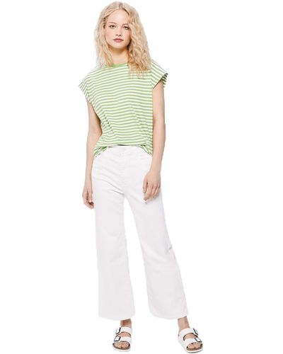 Springfield Jeans Culotte Eco Dye Jeans - Naturel