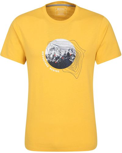 Mountain Warehouse Shirt - 100% Organic - Yellow