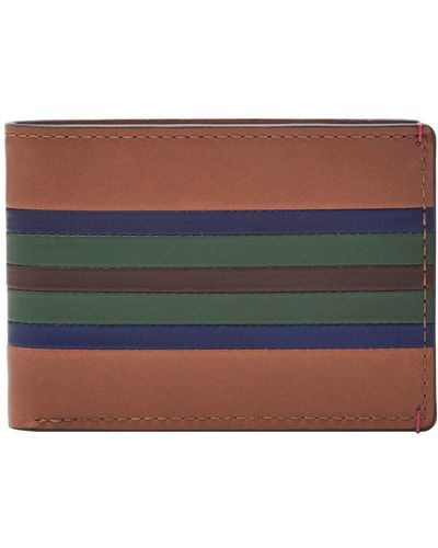 Fossil Bifold Multi Leather for - Mehrfarbig