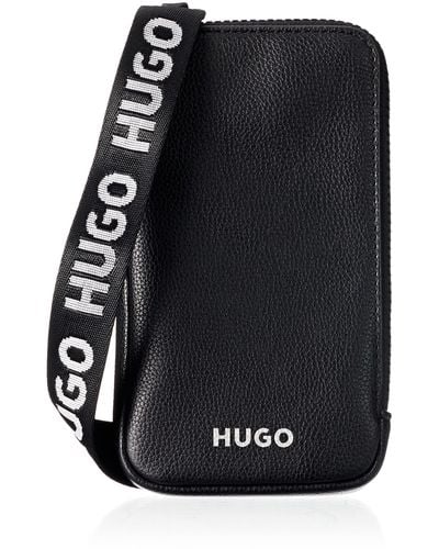 HUGO Bel Phone Holder W.l - Black