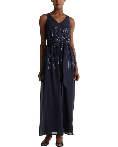 Esprit Collection Kleid für besondere Anlässe 030eo1e323 - Blau