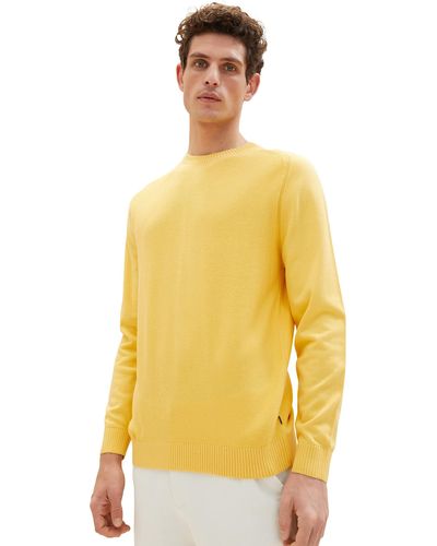 Tom Tailor 1036878 Pullover - Gelb