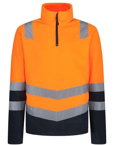 Regatta Professional Hi-vis Half Zip Fleece - Orange
