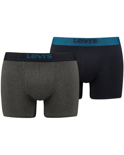 Levi's Levis Organic Cotton Boxer Briefs - Zwart