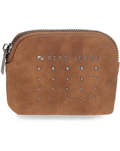 Pepe Jeans Holly Purse Brown 12 X 8 X 2 Cm Faux Leather