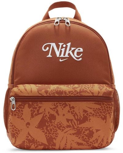 Nike Brasilia Just Do It Mini Backpack - Brown