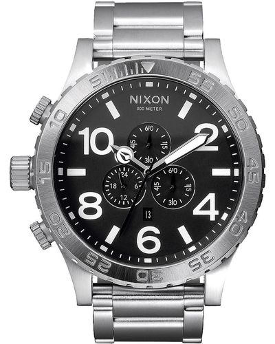 Nixon 51-30 Chrono. 100m Water Resistant 's Watch - Metallic