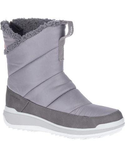 Merrell Snowcreek Sport Mid Wp Schneestiefel - Grau