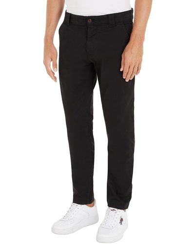 Tommy Hilfiger Chino Uomo TJM Scanton Chino Pant Slim Fit - Nero