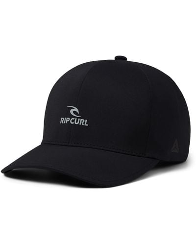 Rip Curl Vaporcool Delta Flexfit Cap Black SM/MD - Schwarz