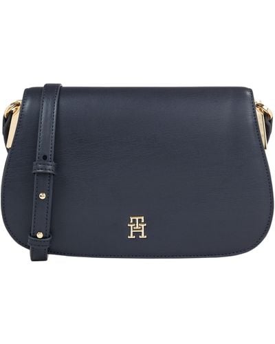 Tommy Hilfiger Th Spring Chic Flap Crossover - Black