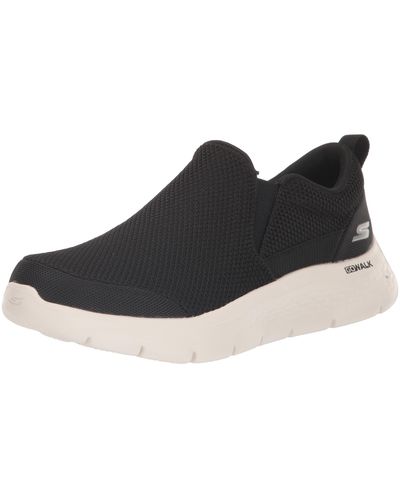 Skechers Gowalk Flex-athletic Slip-on Casual Loafer Walking Shoes With Air Cooled Foam Sneaker - Black