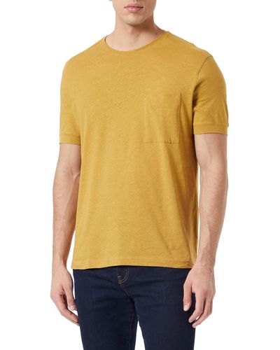 Benetton 33cmu101r Short Sleeve T-shirt - Yellow