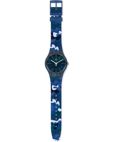 Swatch CAMOUCLOUDS - Blau