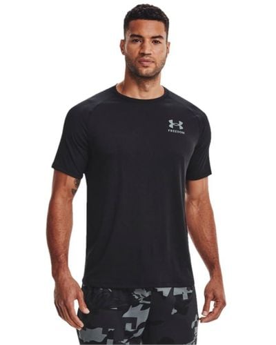 Under Armour Freedom Tech Short Sleeve T-shirt - Black