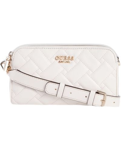 Guess Alanna Mini Status-Borsa a Tracolla - Neutro