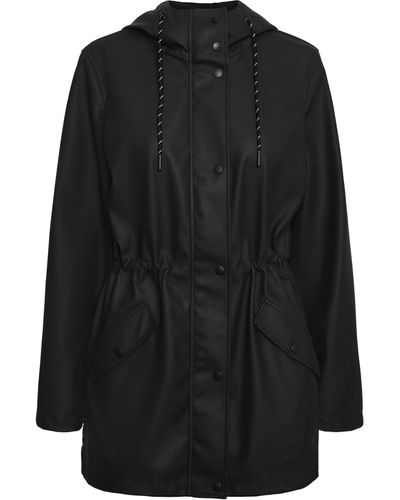 Vero Moda Jacket Coated Black 54 Black 54 - Nero