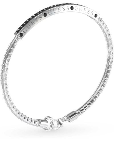 Guess Jewellery Bracelet Juxb03218jwstbkxs Brand - Metallic