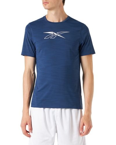Reebok Workout Ready Short Sleeve Graphic T-shirt - Blauw