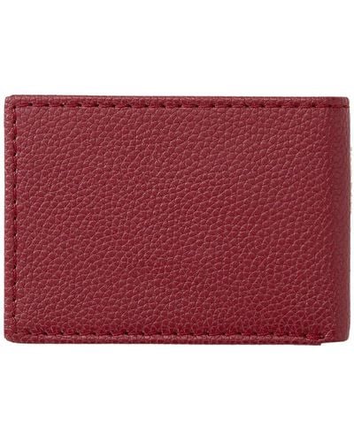 Rip Curl Search Rfid Pu Slim Faux Leather Wallet In Red
