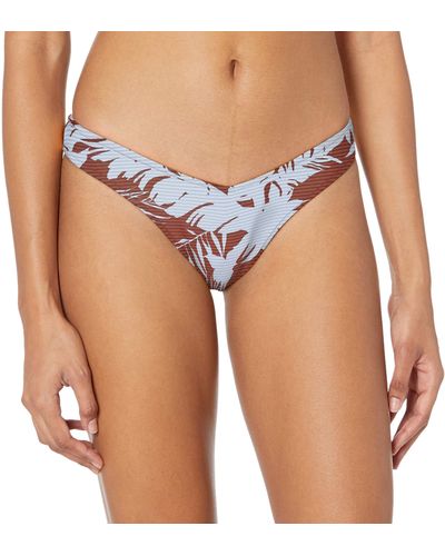 Seafolly V High Cut Pant Bottom Swimsuit Bikini-Unterteile - Blau