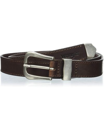 Wrangler Leather Belt Cintura - Nero