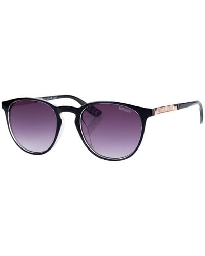 Superdry Vintage Suika Sunglasses - Black/crystal - Purple